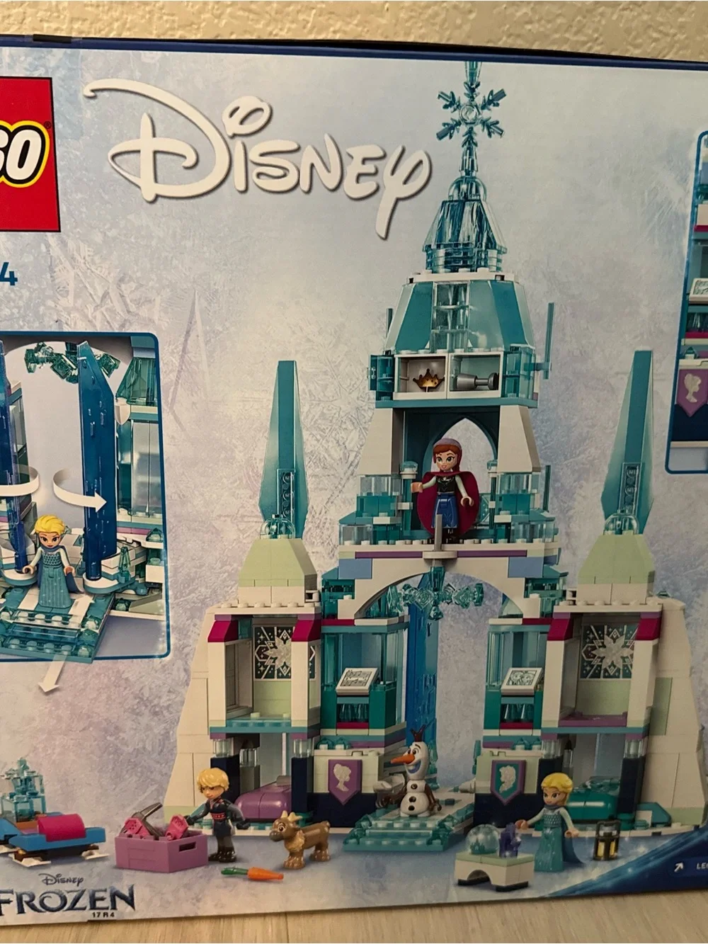 LEGO Disney Frozen Elsa Ice Palace Building Set - Blue, White, Teal